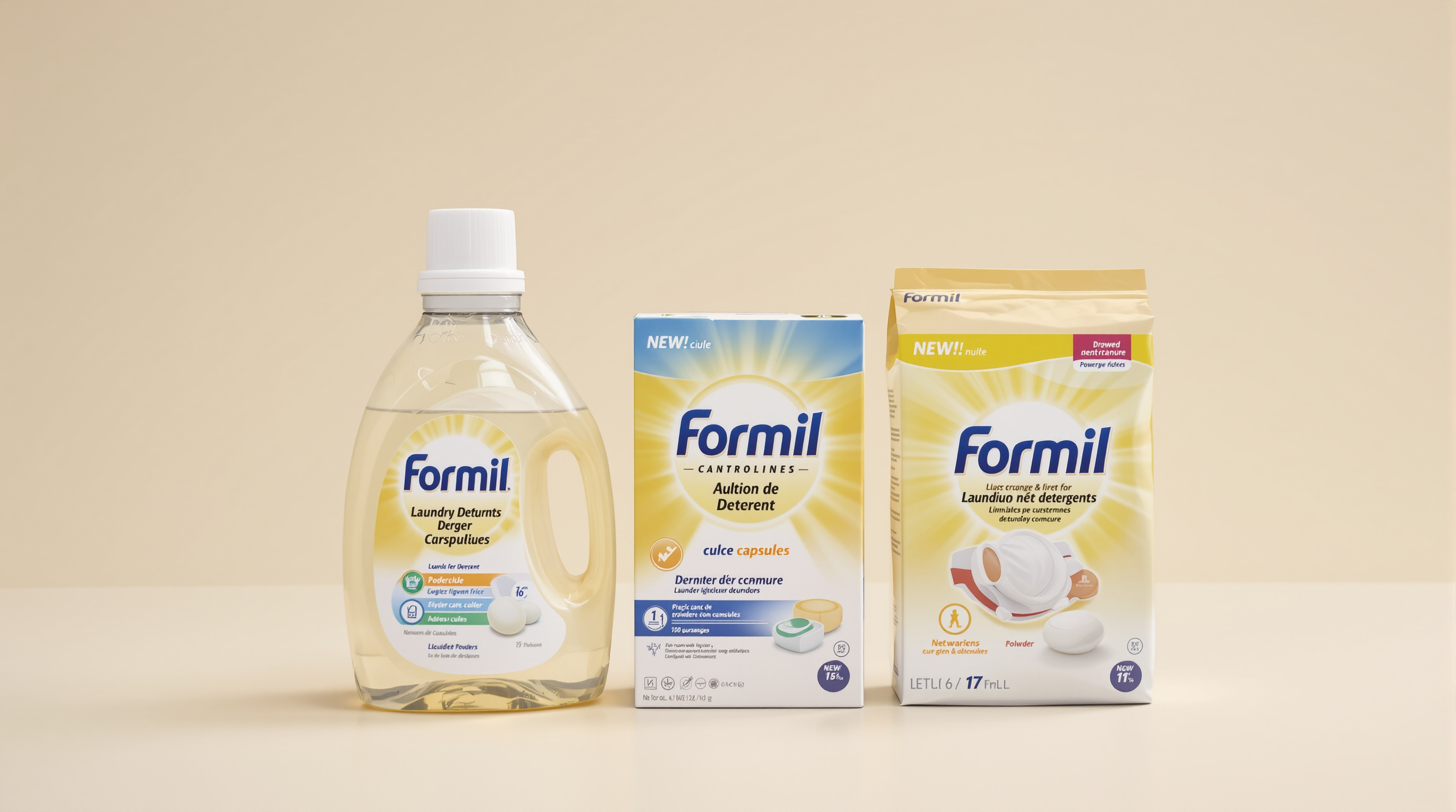 Gamme lessives Formil Lidl liquide capsules poudre